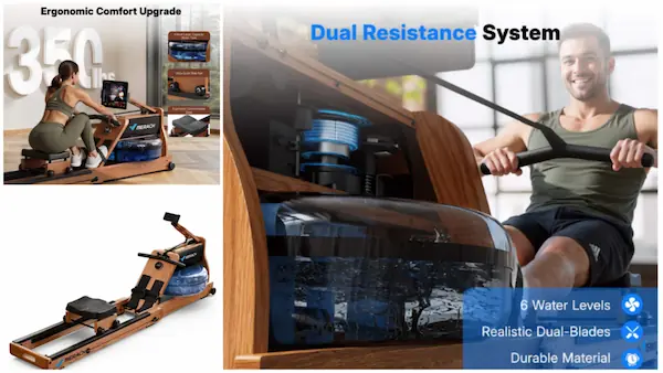 merach-novarow-950-dual- resistance-rowing-machine